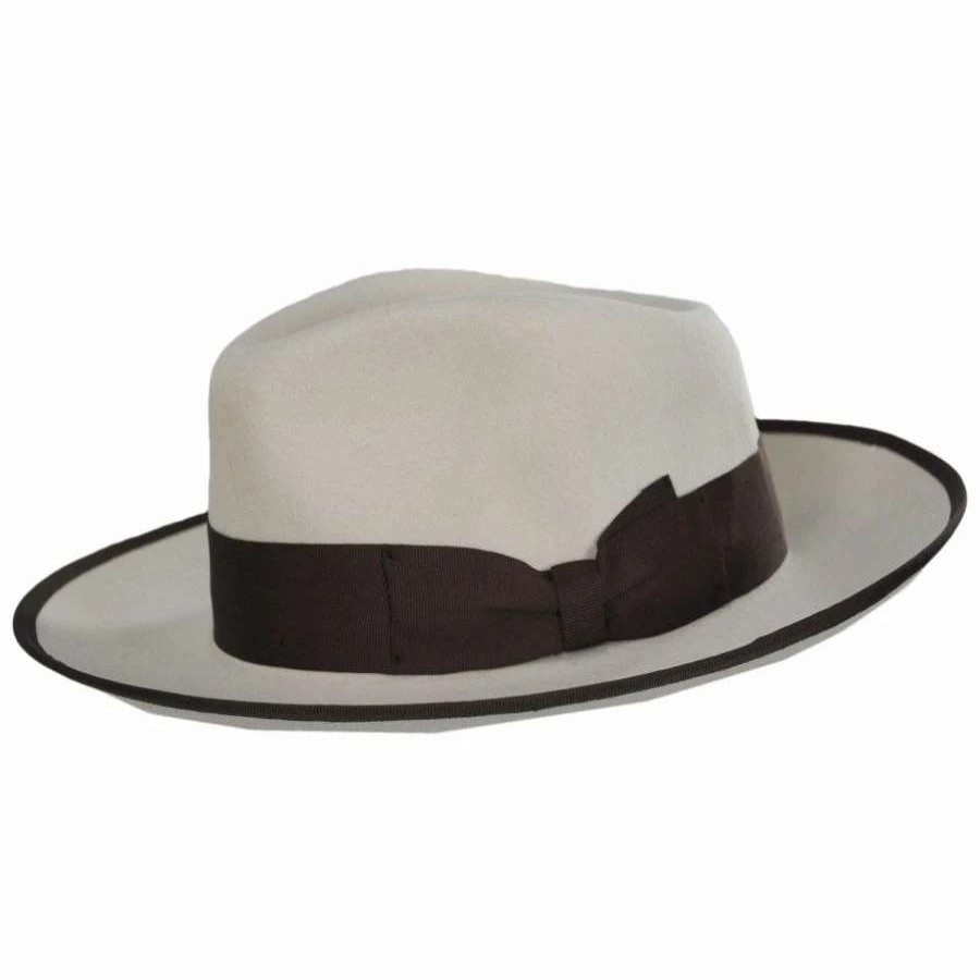 Fedoras * | Kellan Wool Felt Fedora Hat