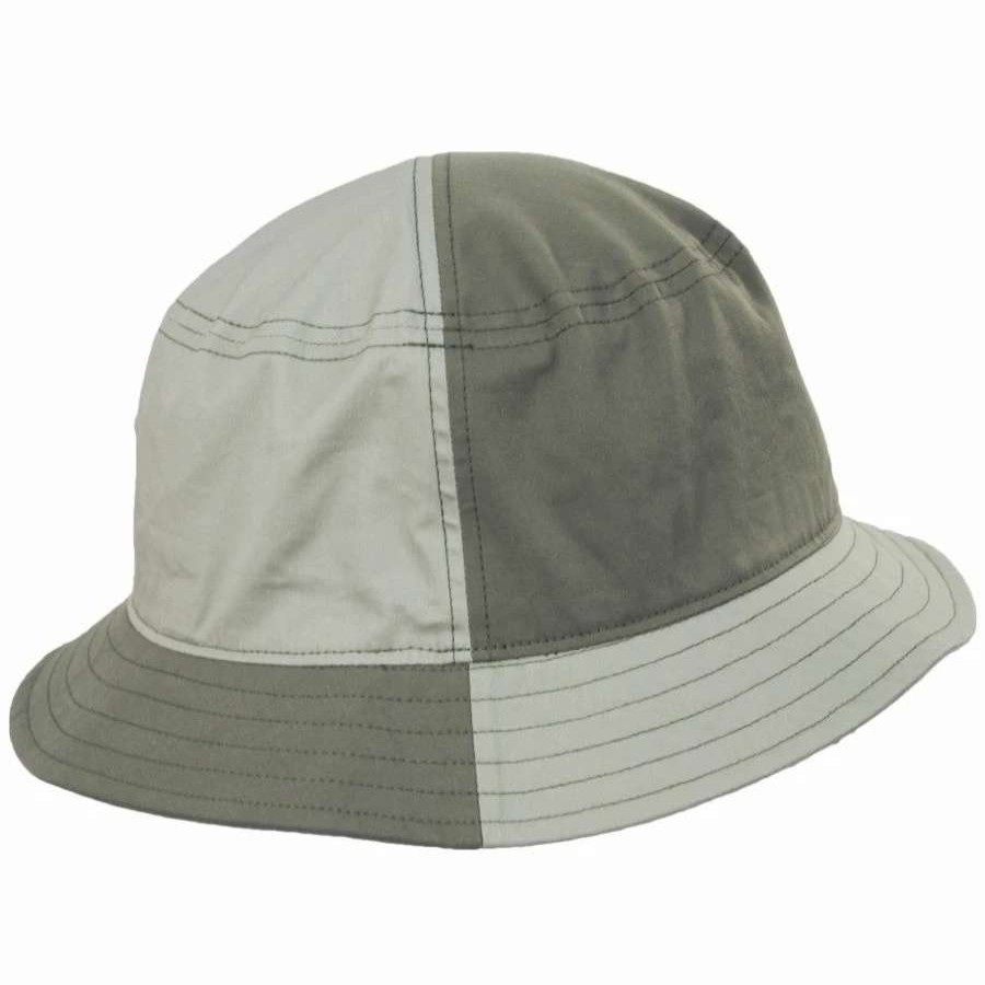 Bucket Hats * | Beta Color Block Cotton Bucket Hat