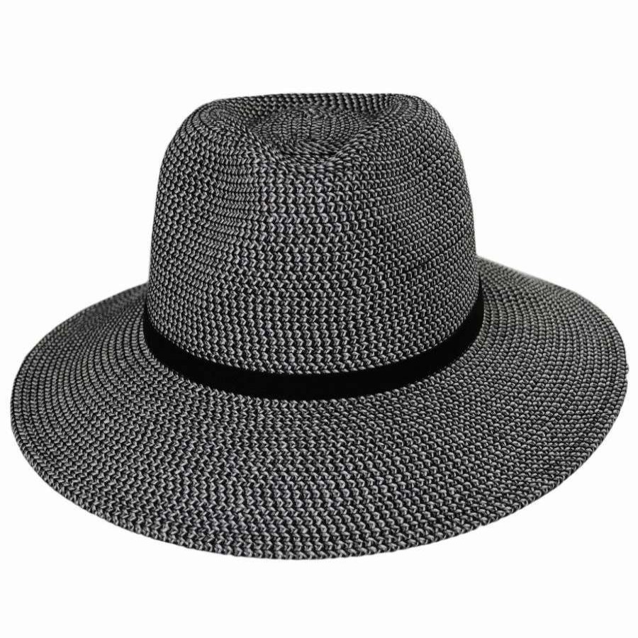 Outdoors * | Scala Bona Toyo Braid Fedora Hat