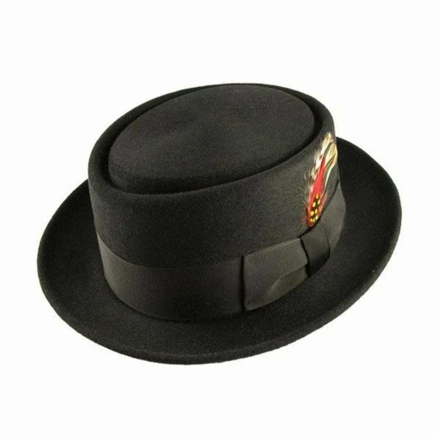 Fedoras * | Jett Wool Felt Pork Pie Hat