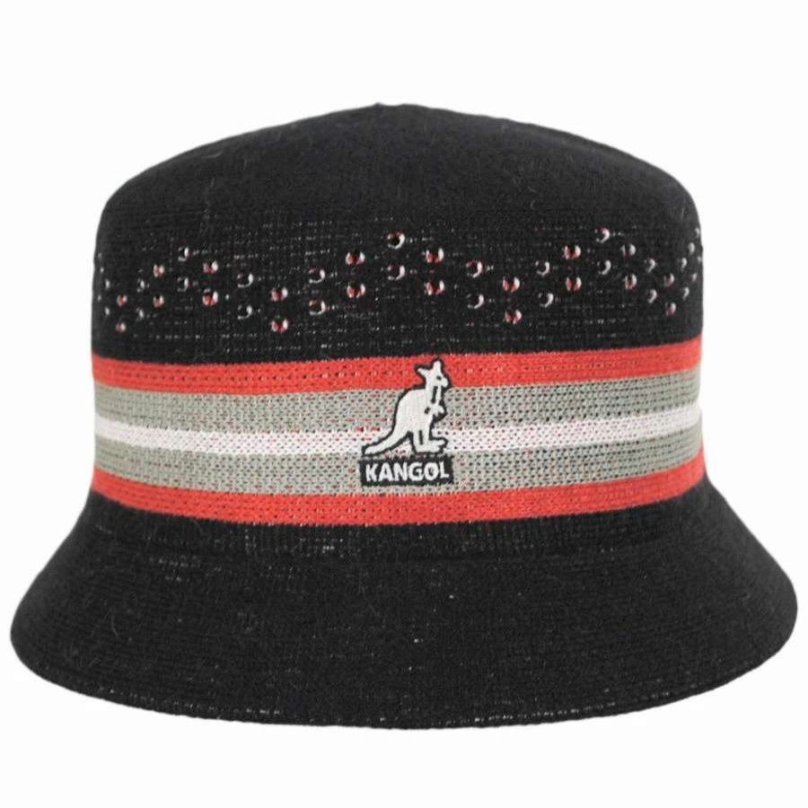 Bucket Hats * | Kangol Slick Stripe Bin Bucket Hat