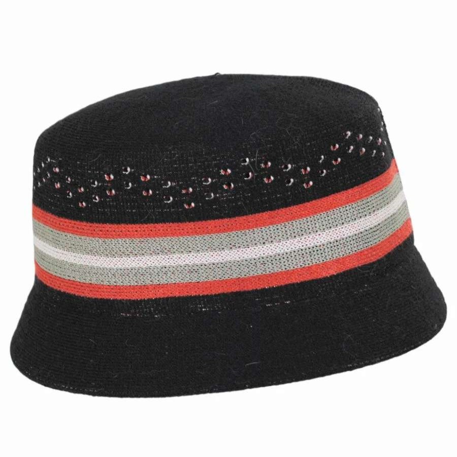 Bucket Hats * | Kangol Slick Stripe Bin Bucket Hat