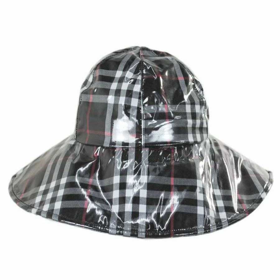 Outdoors * | Plaid Wide Brim Rain Hat