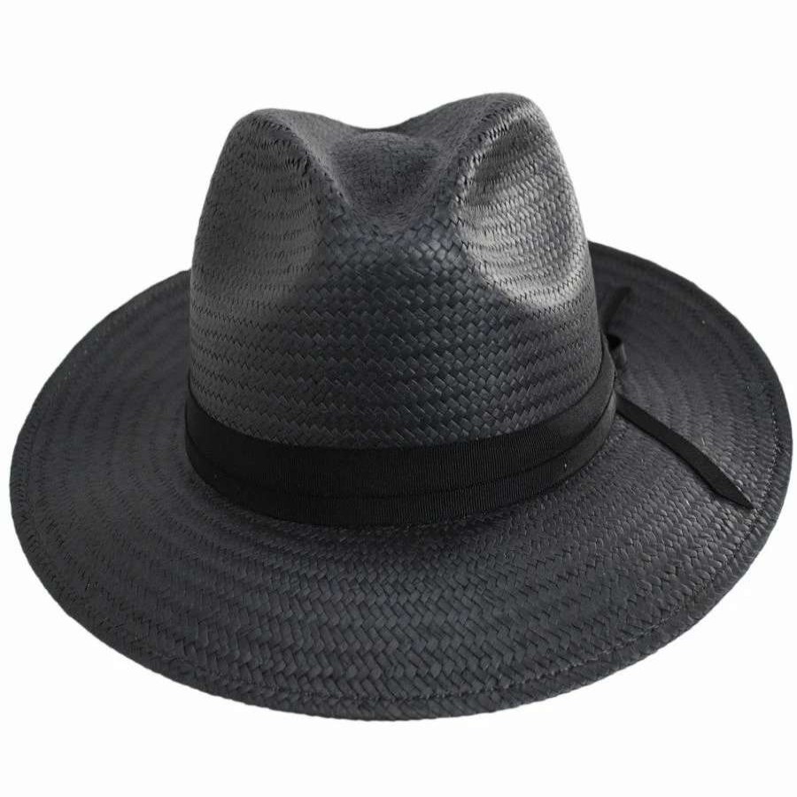 Fedoras * | Winstone Raindura Straw Fedora Hat