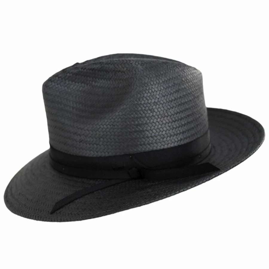 Fedoras * | Winstone Raindura Straw Fedora Hat