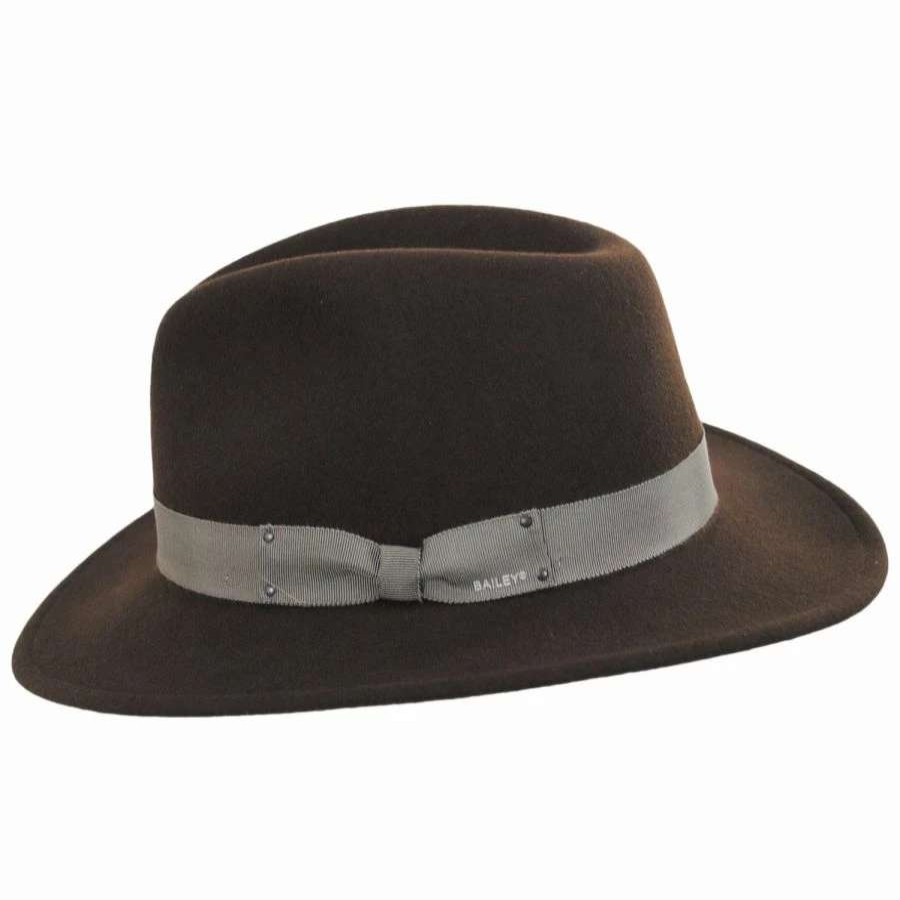 Fedoras * | Curtis Wool Litefelt Safari Fedora Hat