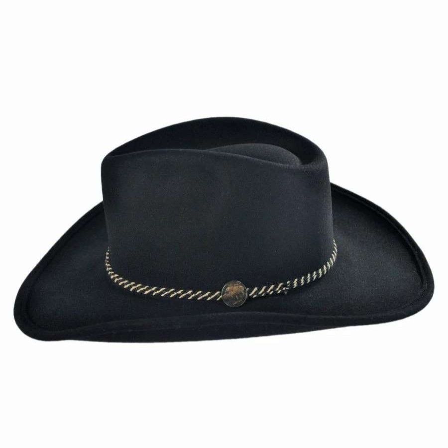 Fedoras * | Stetson Rawhide Buffalo Fur Felt Western Hat