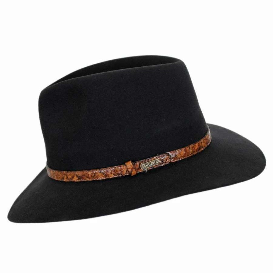 Fedoras * | Banjo Patterson Fur Felt Aussie Hat