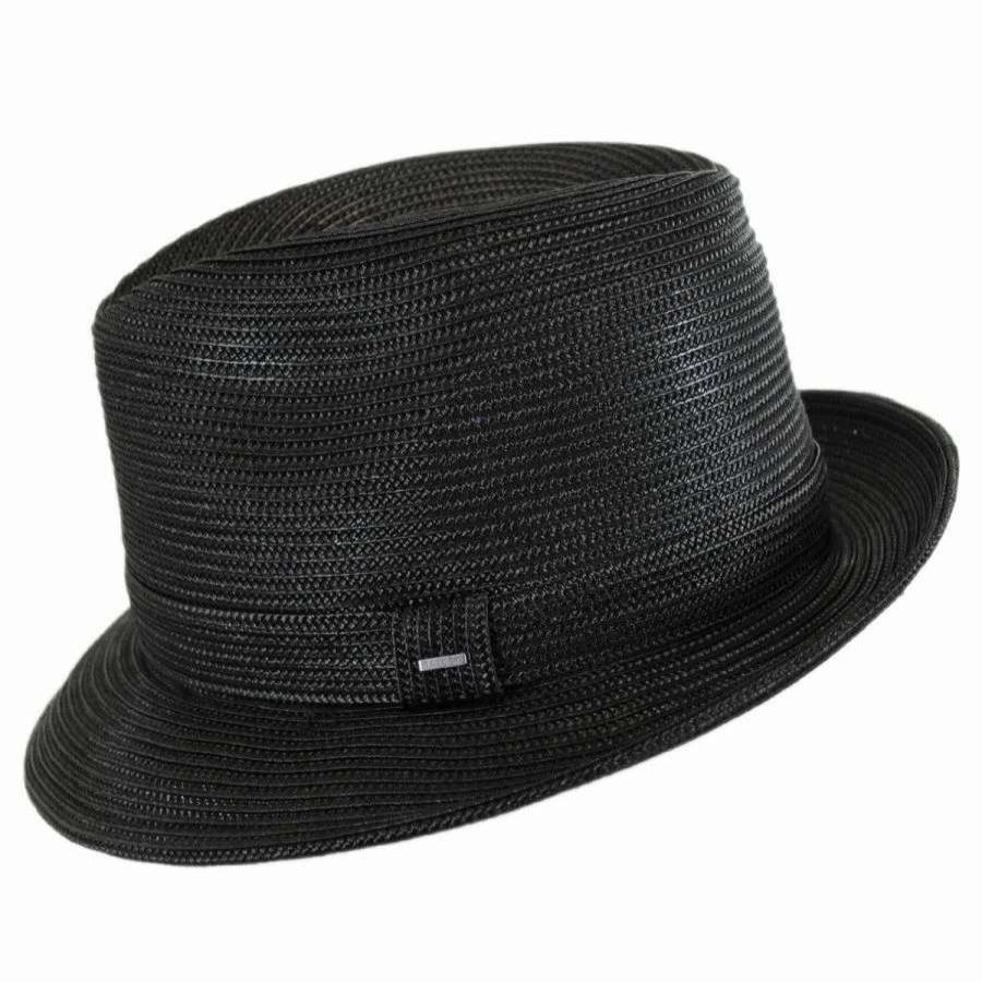 Fedoras * | Tate Braided Straw Fedora Hat